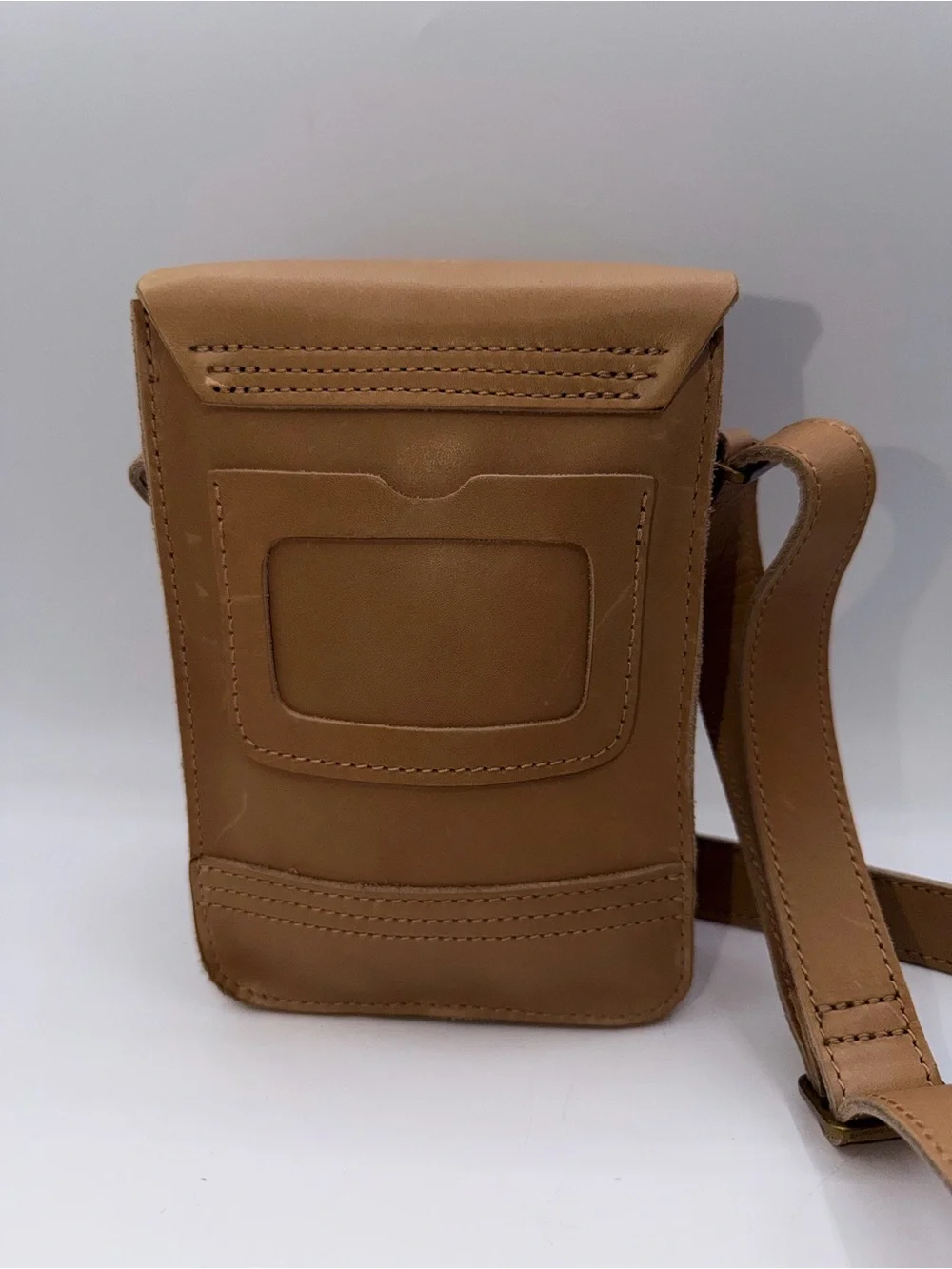 Dr. Martens Carrara Leather Vertical Crossbody Bag